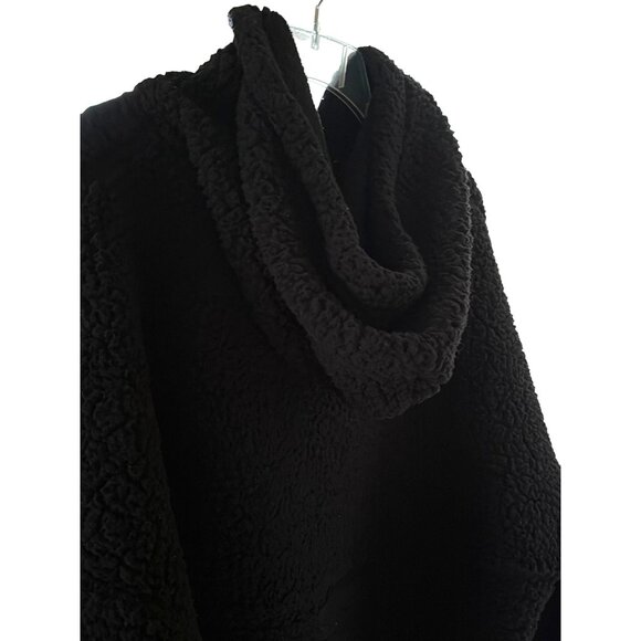 EXCELLENT Victorias Secret Pink Hooded Fleece Pullover 1/2 Zip Comfy Hoodie XL - Picture 9 of 11